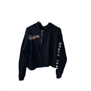 Space Jam XL‎ Black Cropped Hoodie